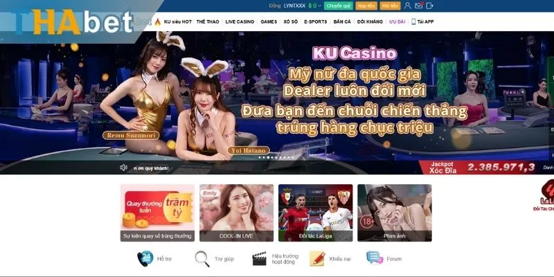 Trải nghiệm sống động như đang ở sòng casino thực tế