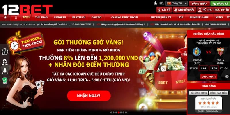 Thành tựu mà sân chơi 12 bet đã đạt được